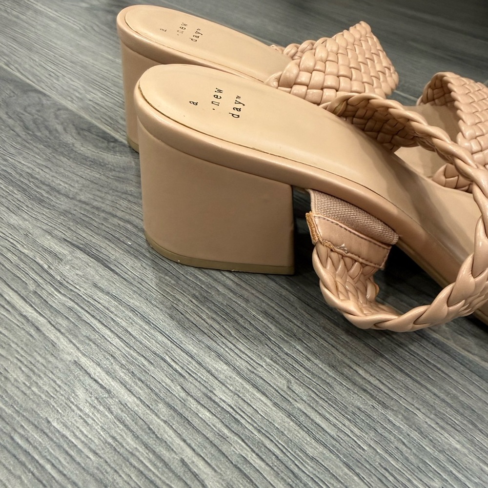 A New Day Women's Tan Braided Sandals - Picture 2 of 5